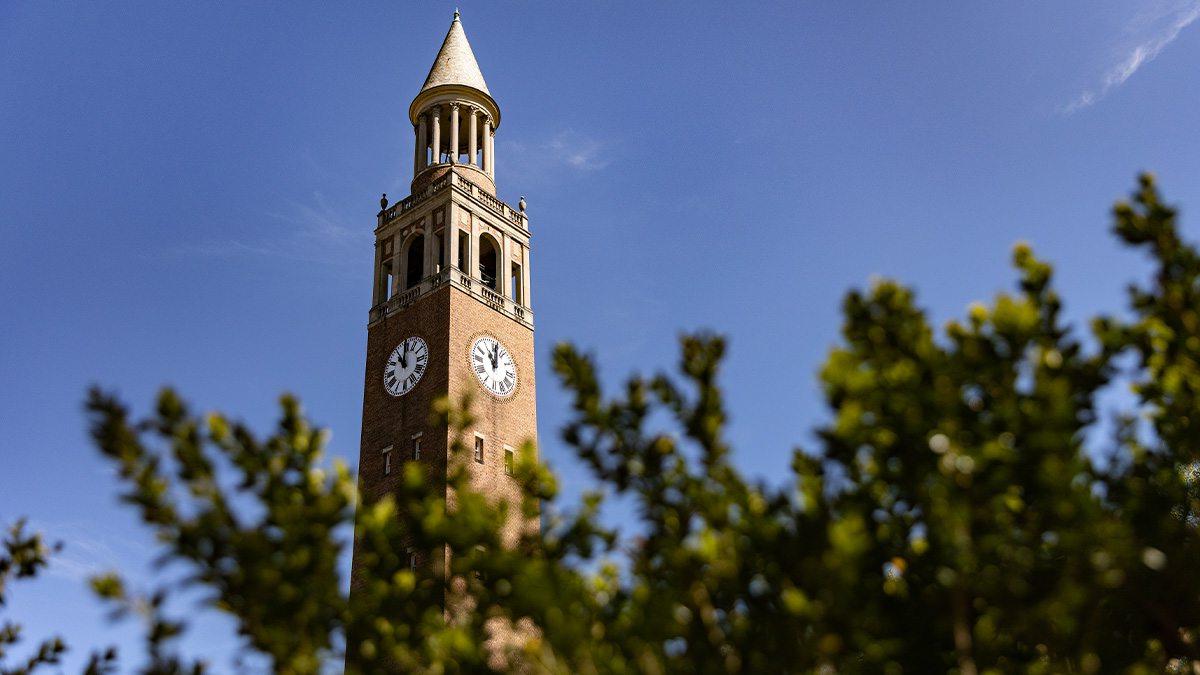 Bell Tower on the campus of UNC-Chapel Hill